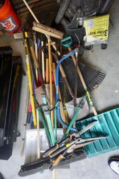 G Large Lot Of Garden Tools