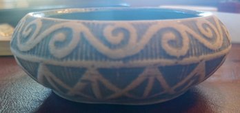 #118-  1930's Red Wing Union Pottery Bowl 6 1/2'
