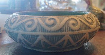#119 -1930'S Red Wing Union Pottery Bowl  6 1/2'
