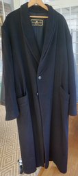 #141 Antasia Di Salvio/Montreal Black Angora Long Coat Size 46
