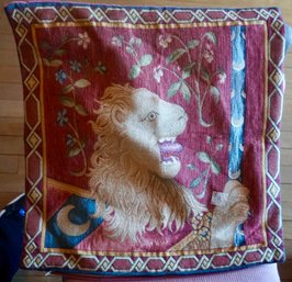 #184 Needlepoint Pillow Cover 18' Square