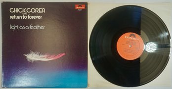 CHICK COREA & RETURN TO FOREVER Light As A Feather POLYDOR 1st Press 1972, VG, EX