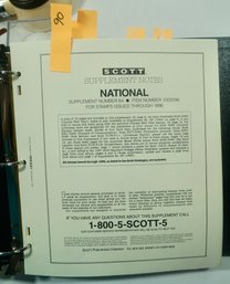 #90 Scott Supplement Notes National Supplemental 64 Stamps Issued Through 1996