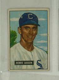 1951 Bowman Baseball # 123 Howie Judson