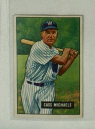 1951 Bowman Baseball # 132 Cass Michaels