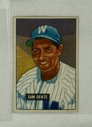 1951 Bowman Baseball # 133 Sam Dente