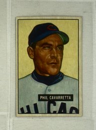 1951 Bowman Baseball #138 Phil Caravetta
