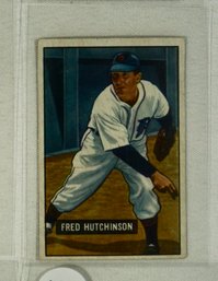 1951 Bowman Baseball #141 Fred Hutchinson