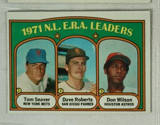 1972 Topps # 91 1971 National League ERA Leaders
