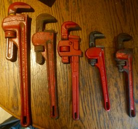 #340 Lot Of 5 Wrenches