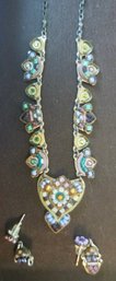 #520 Ayala Bar Jewelry Earrings & Necklace