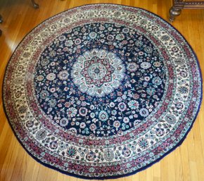 #536  Iranian Round Oriental Rug (Gregorian Oriental Rugs)