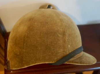 #542 Vintage Equestrian Hat (Walker's Of Boston)