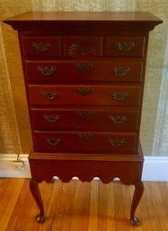 #2550 Reproduction Chippendale Jewelry Chest By Eldred Wheeler 2 Piece