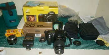 616 Nikon D-50 Camera Plus Extras