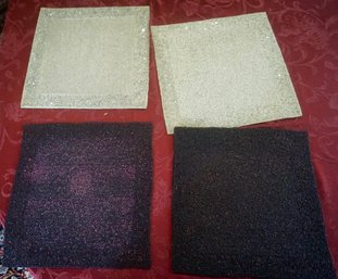 DR638 Lot Of 4 Beaded Placemats