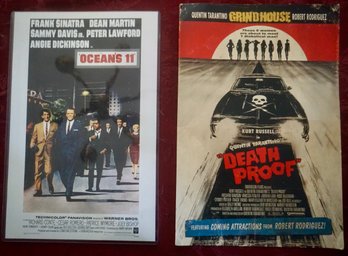 DR654 Lot Of 2 Movie Posters Ocean's 11 & Deathproof
