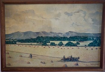 K700 194 W. Prussman Oil On Canvas  Shenadoah Valley 27T X 39W