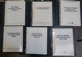 #156 Lot Of 6 Heritage Binder Books (binders Only No Stamps)