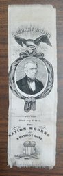 #206 July 9, 1850 Zachary Taylor Mourning Ribbon