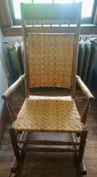 #761 Oak Victorian Rocking Chair