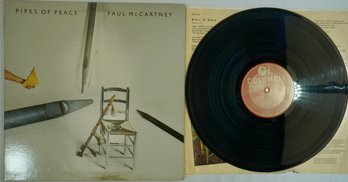 Paul McCartney PIPES OF PEACE LP Album - Vinyl 1983 Columbia Records QC 39149, P, G