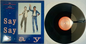 Paul McCartney & Michael Jackson Say Say Say 12' Columbia-44-04169 DEMO, VG, NM