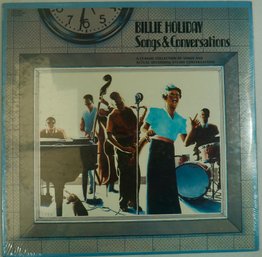Billie Holiday Songs & Conversations - PAS-6059, Sealed, M,m