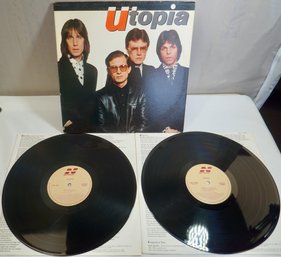 UTOPIA Todd Rundgren Dbl LP Self Titled 1982 Network 9 Vinyl -NM Looks Unplayed