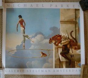 #795 Michael Parkes Poster 31 X 27