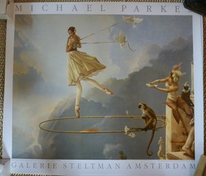 #796 Michael Parkes Poster 31 X 27