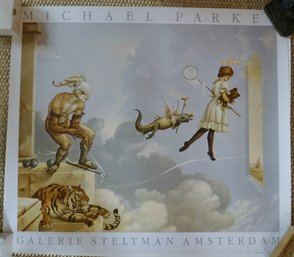 #799 Michael Parkes Poster 31 X 27