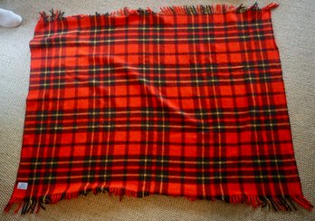 #809 Faribo Wool Minnesota Red Blanket 42 X 59
