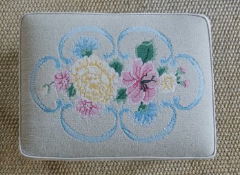 #811 Embroidered Foot Stool