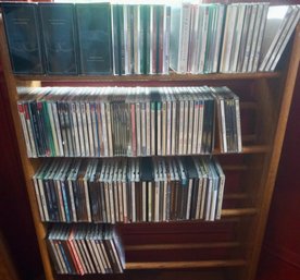 #878 Lot Of 5 CD's W/ Shelf