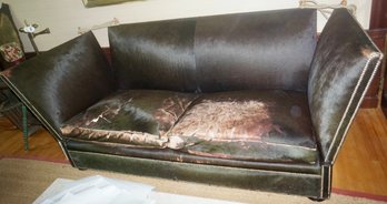 #888 George Smith 'Tiplady' Knole Sofa Cowhide Couch