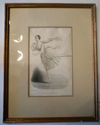 #904 French Lithograph 13 X 16