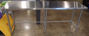 #278 Stainless Steel Work Table 7ft X 2ft