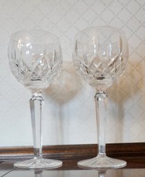 #20 Pair Of Waterford Wine Glasses