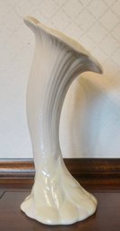 #38 Belleek Jack In The Pulpit Vase Green Mark 7 1/2'T