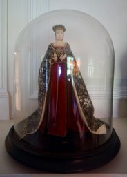 #987 Isabella Of Castille Doll In Dome 10'T