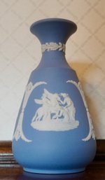 #54 Wedgewood Blue Bud Vase 5'T