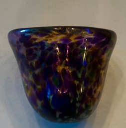 #990 Amethyst Art Glass Vase 5'