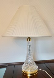 #84 Waterford Lamp Brass Base 27'T