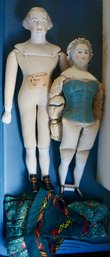 #1016 George & Martha Washington Doll 20 & 18'T