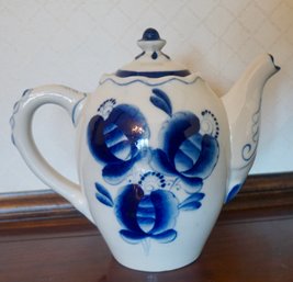 #111 Blue & White Teapot