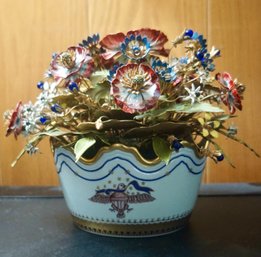 #LR44 Motta Hedeh Metal Flower Decorative Painted Bouquet