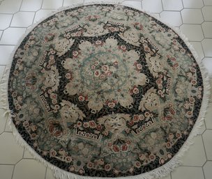 #123 Round Oriental Rug