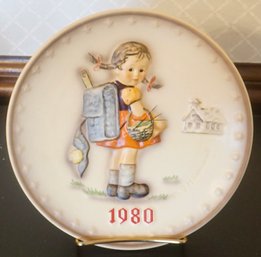 #133 1980 Hummel Plate No Box