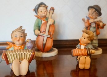 #165 Hummels Lot Of 4 PLAYING INSTRUMENTS